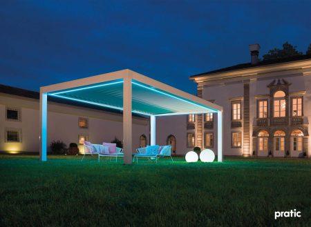 Premium Pergola mit LED Beleuchtung